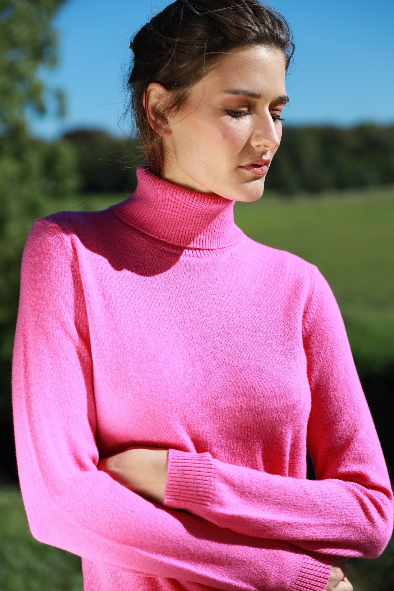 Rose turtleneck deals