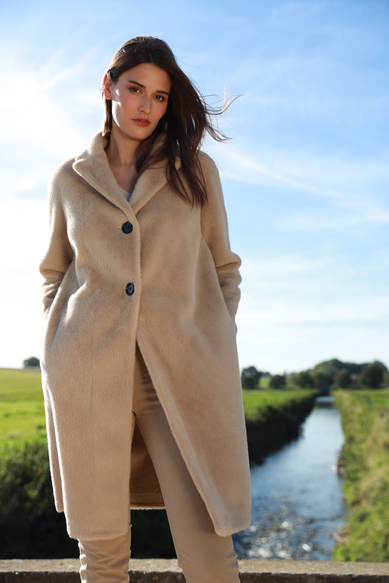 Long manteau outlet femme camel