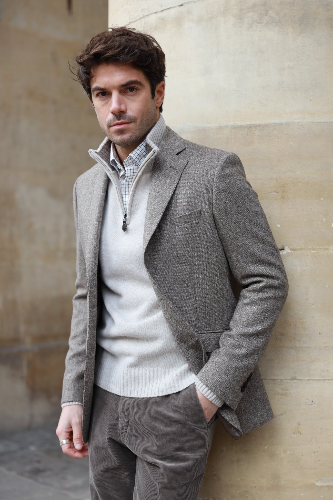 Veste en tweed homme new arrivals