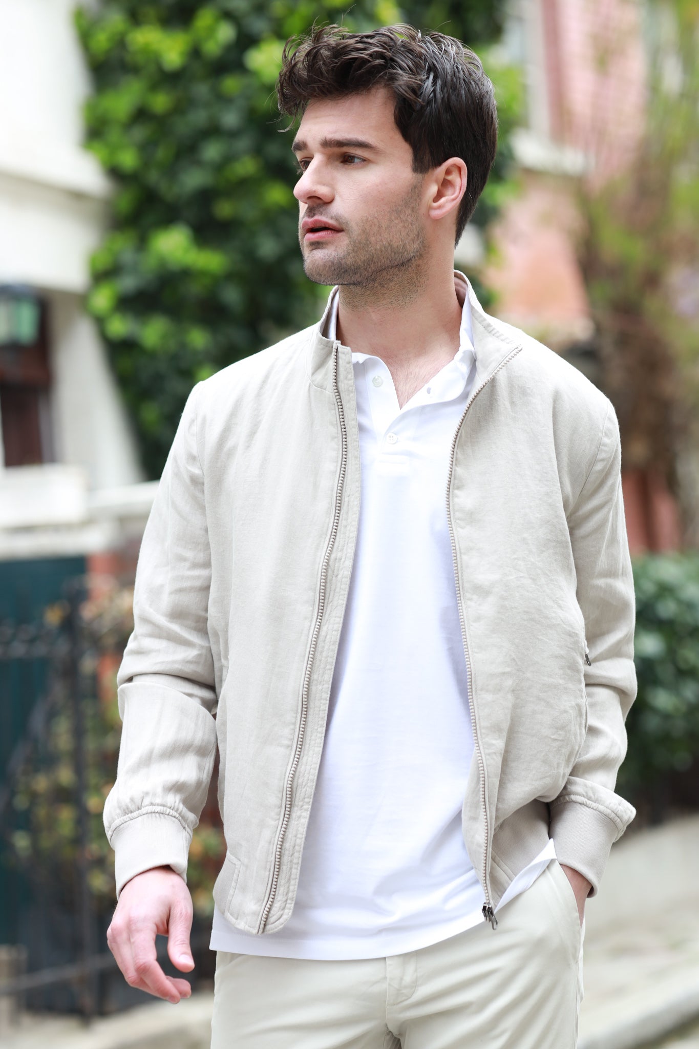 Light sale beige jacket