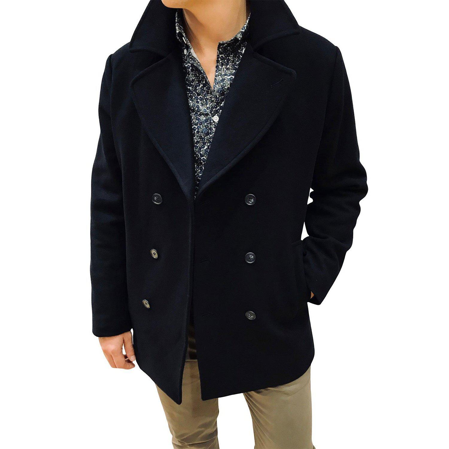 Caban us 2024 navy peacoat