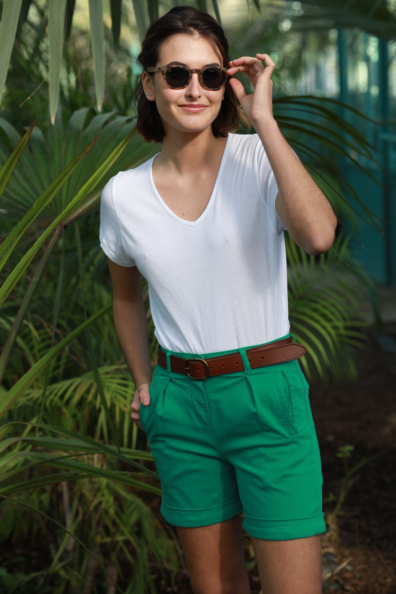 Short on sale femme vert