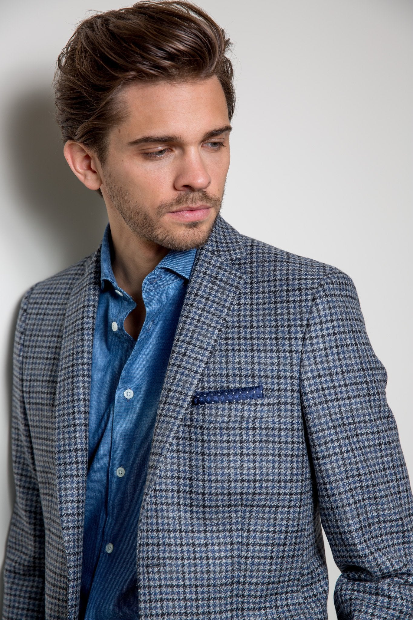 Blazer a carreaux homme new arrivals