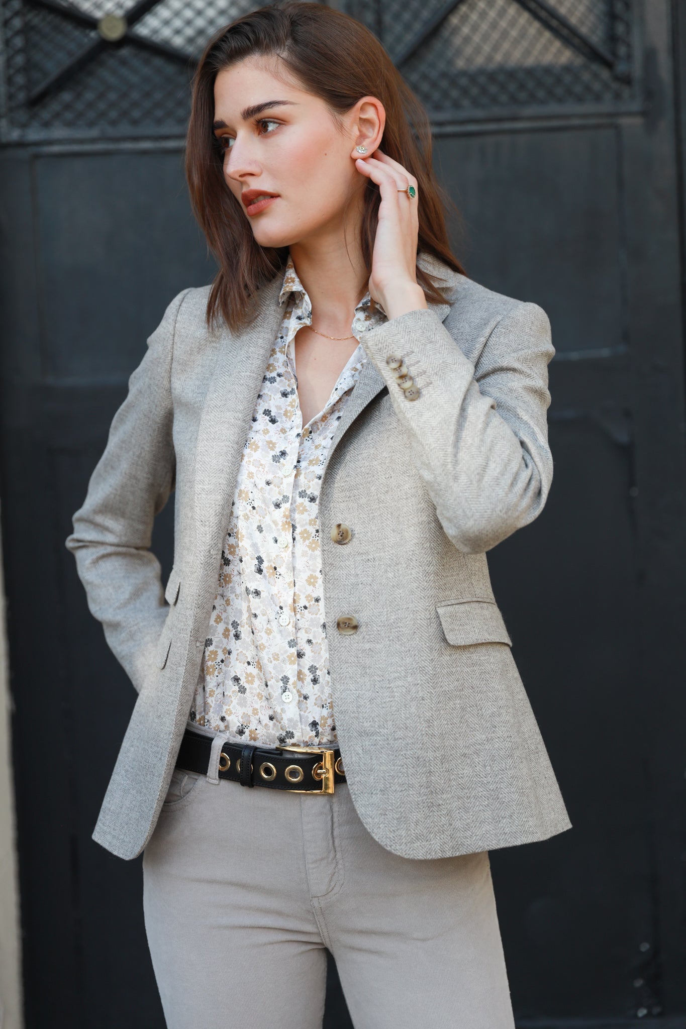 Blazer best sale femme laine