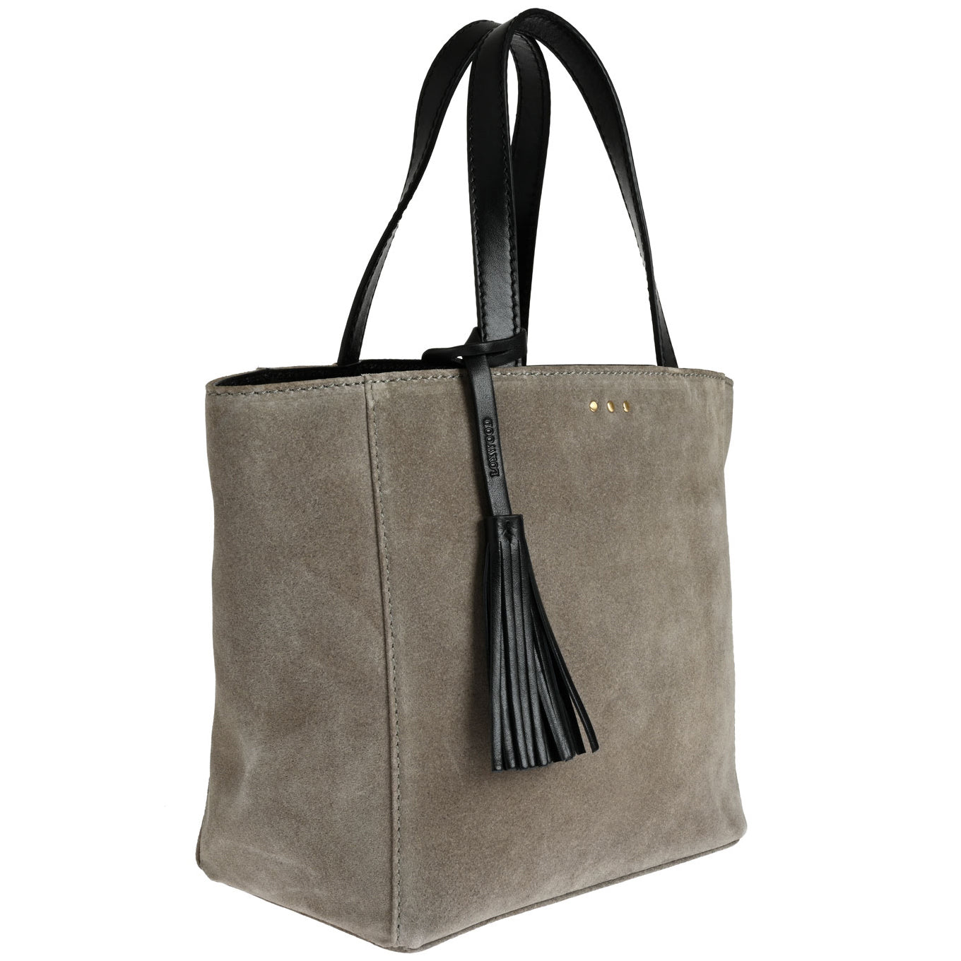 Cabas parisien Loxwood en daim - Taupe-SAC FEMME-Curling-Paris