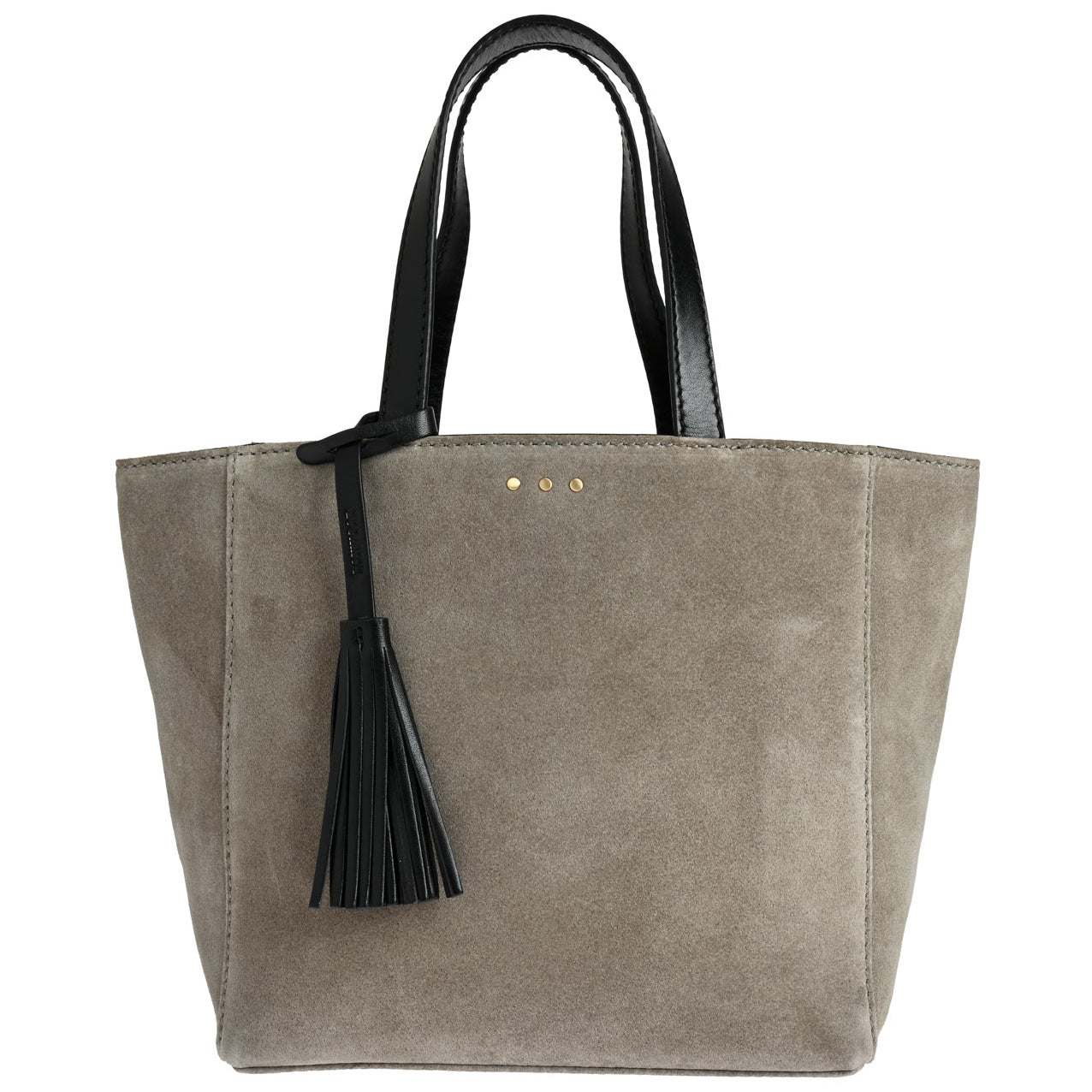 Cabas parisien Loxwood en daim - Taupe-SAC FEMME-Curling-Paris