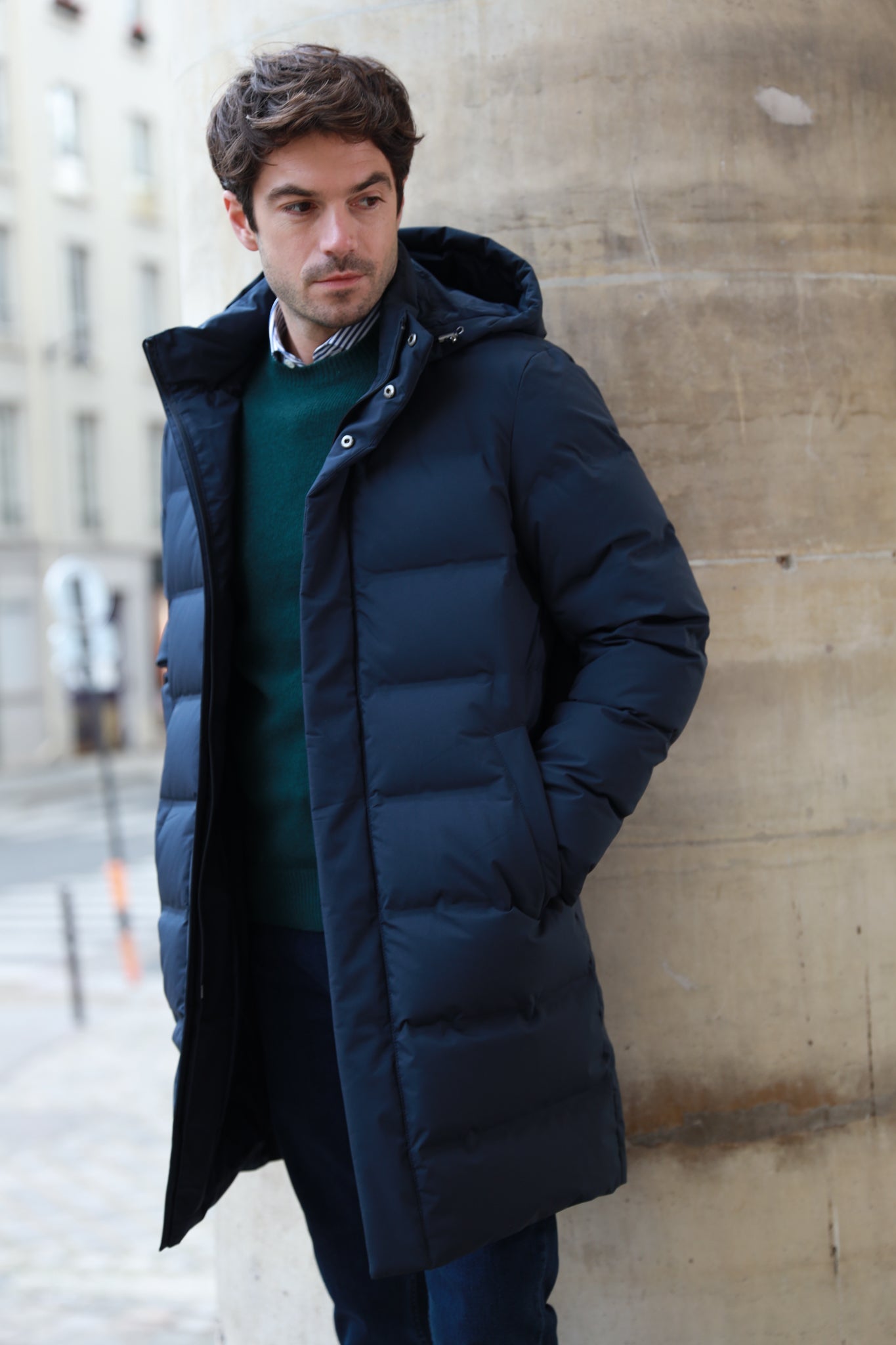 Doudoune sous shop manteau homme