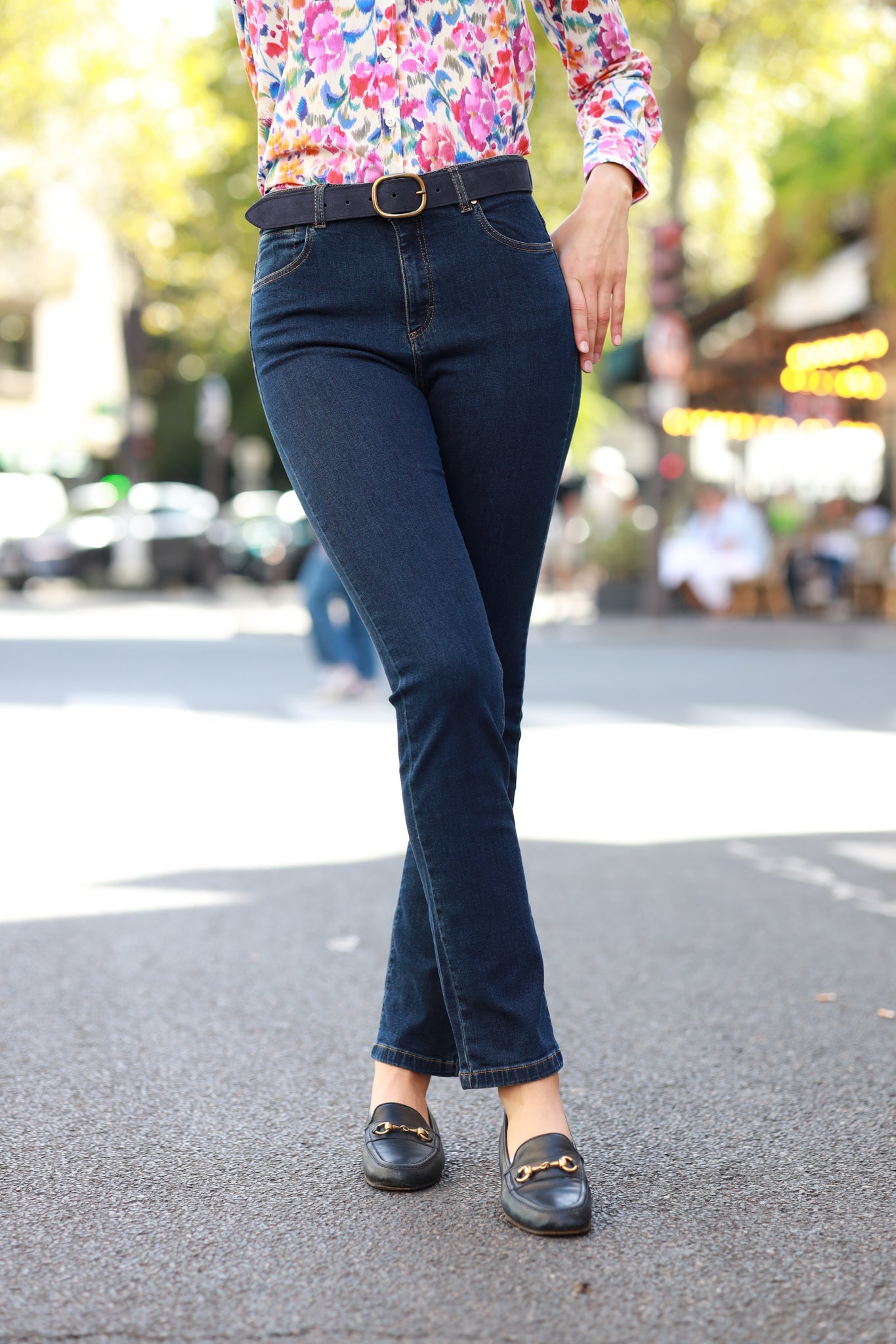 Jean stretch femme sale