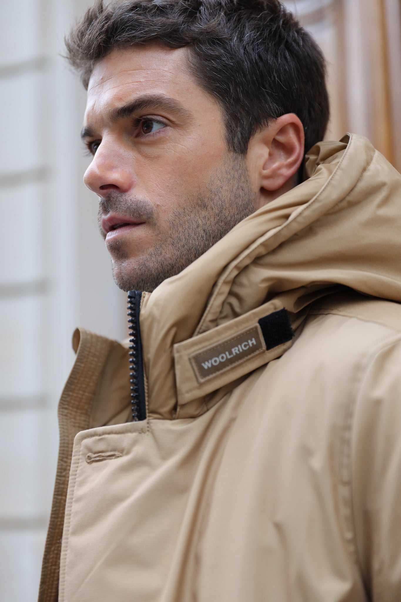 Parka Artic en Ramar Woolrich - Gold Khaki-MANTEAU HOMME-Curling-Paris