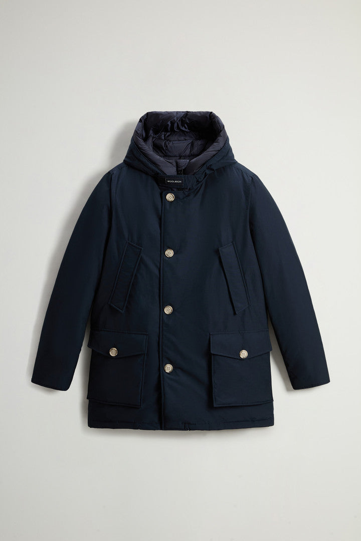 Parka Artic en Ramar Woolrich - Melton blue-MANTEAU HOMME-Curling-Paris