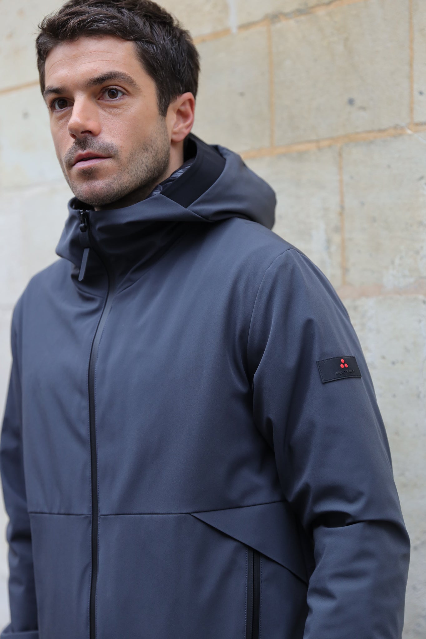 Parka Metide Peuterey - Gris Anthracite-MANTEAU HOMME-Curling-Paris