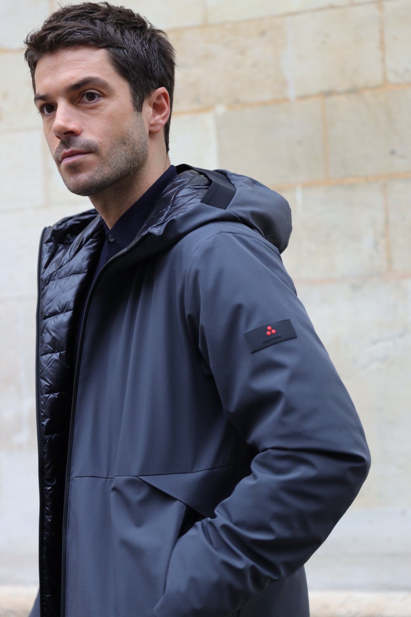 Parka Metide Peuterey - Gris Anthracite-MANTEAU HOMME-Curling-Paris