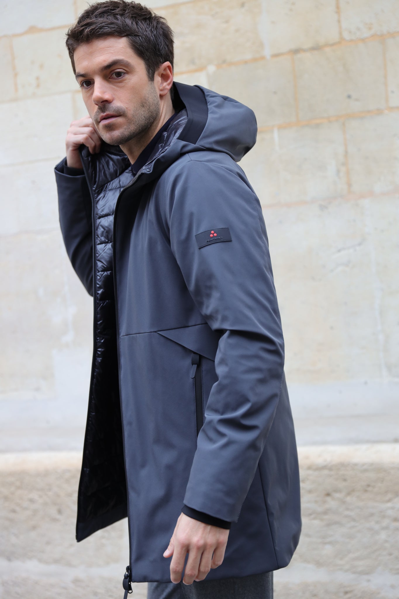 Parka Metide Peuterey - Gris Anthracite-MANTEAU HOMME-Curling-Paris