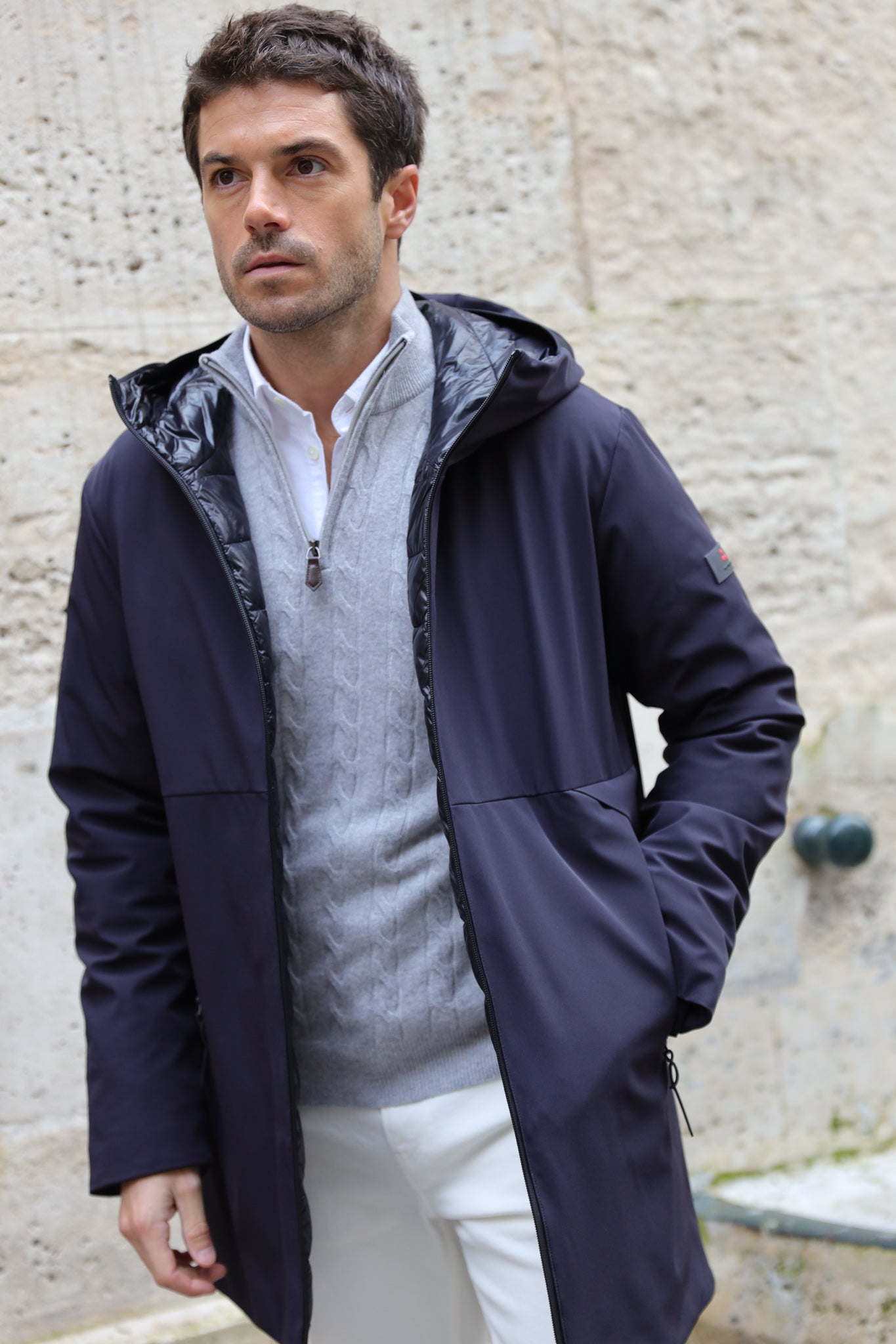 Parka Metide Peuterey - Marine-MANTEAU HOMME-Curling-Paris