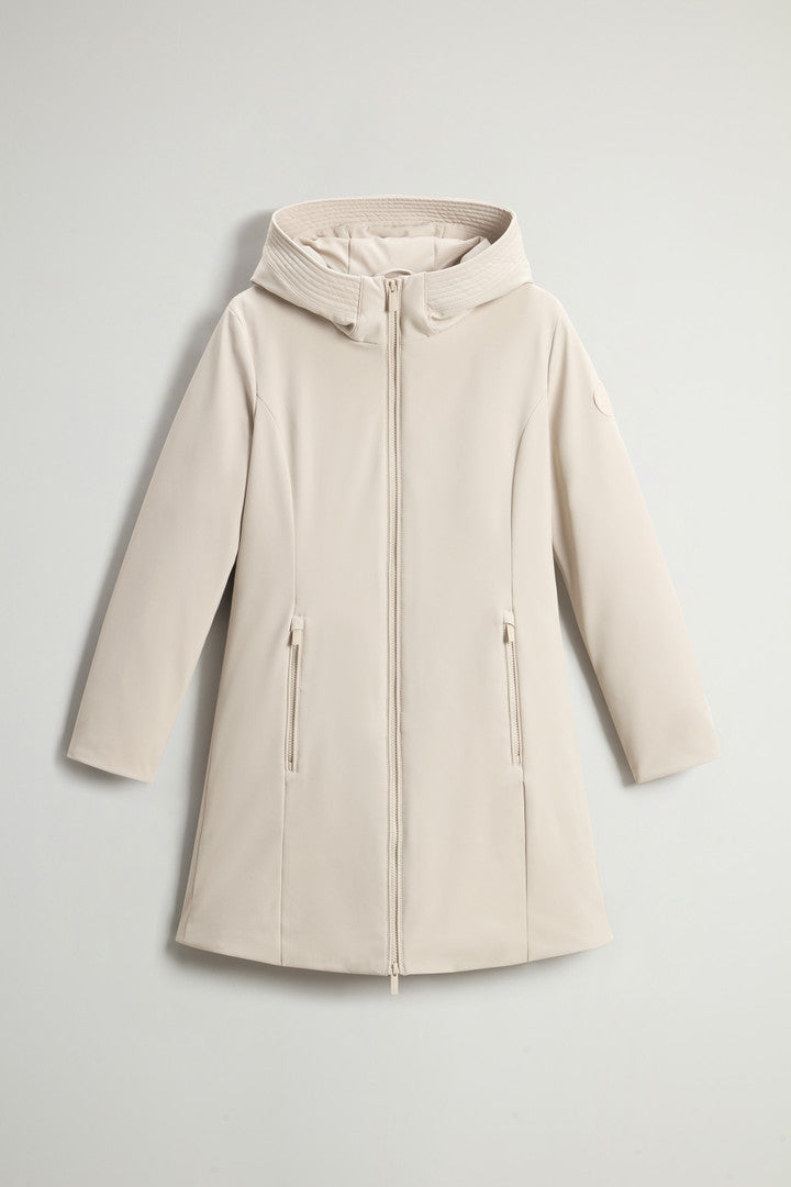 Parka Woolrich Firth en Softshell - Oxford Tan-MANTEAU FEMME-Curling-Paris