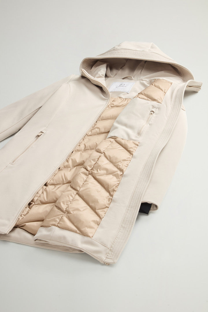 Parka Woolrich Firth en Softshell - Oxford Tan-MANTEAU FEMME-Curling-Paris