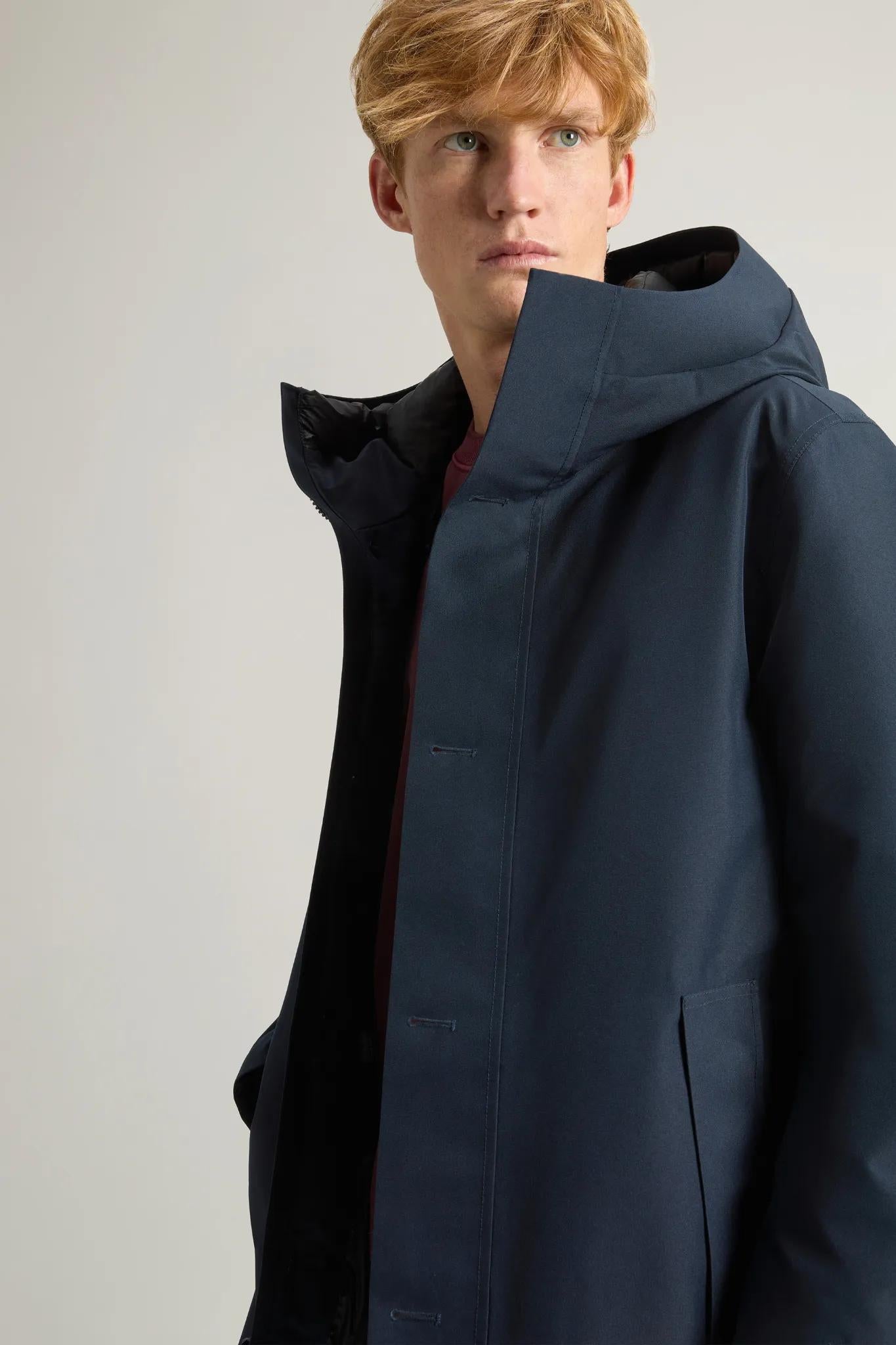 Parka Woolrich technique en GORE-TEX - Marine-MANTEAU HOMME-Curling-Paris