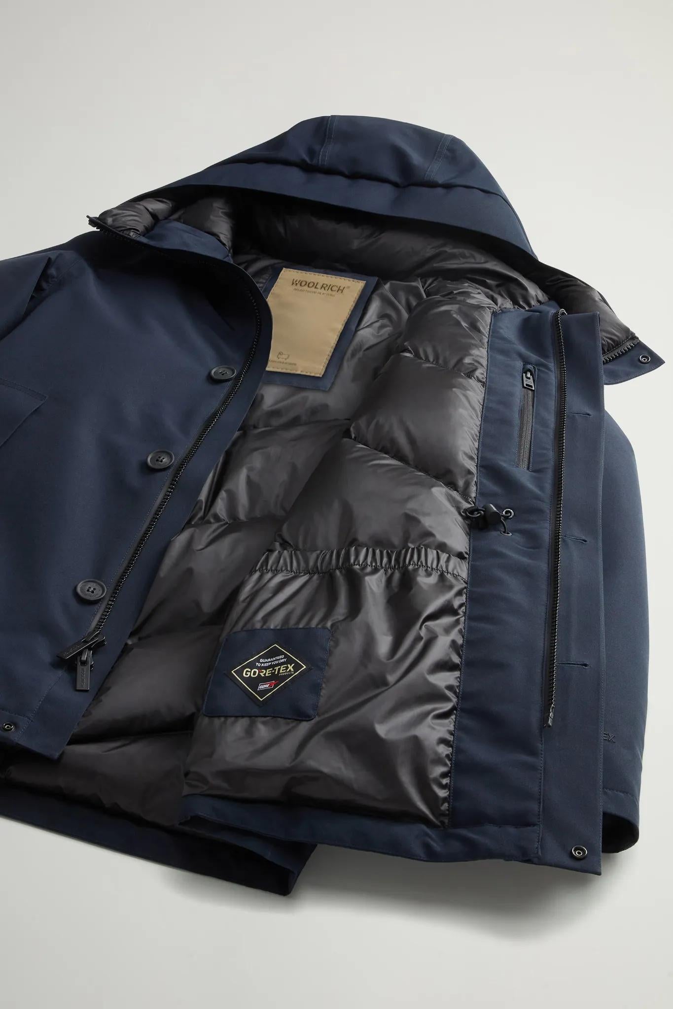 Parka Woolrich technique en GORE-TEX - Marine-MANTEAU HOMME-Curling-Paris