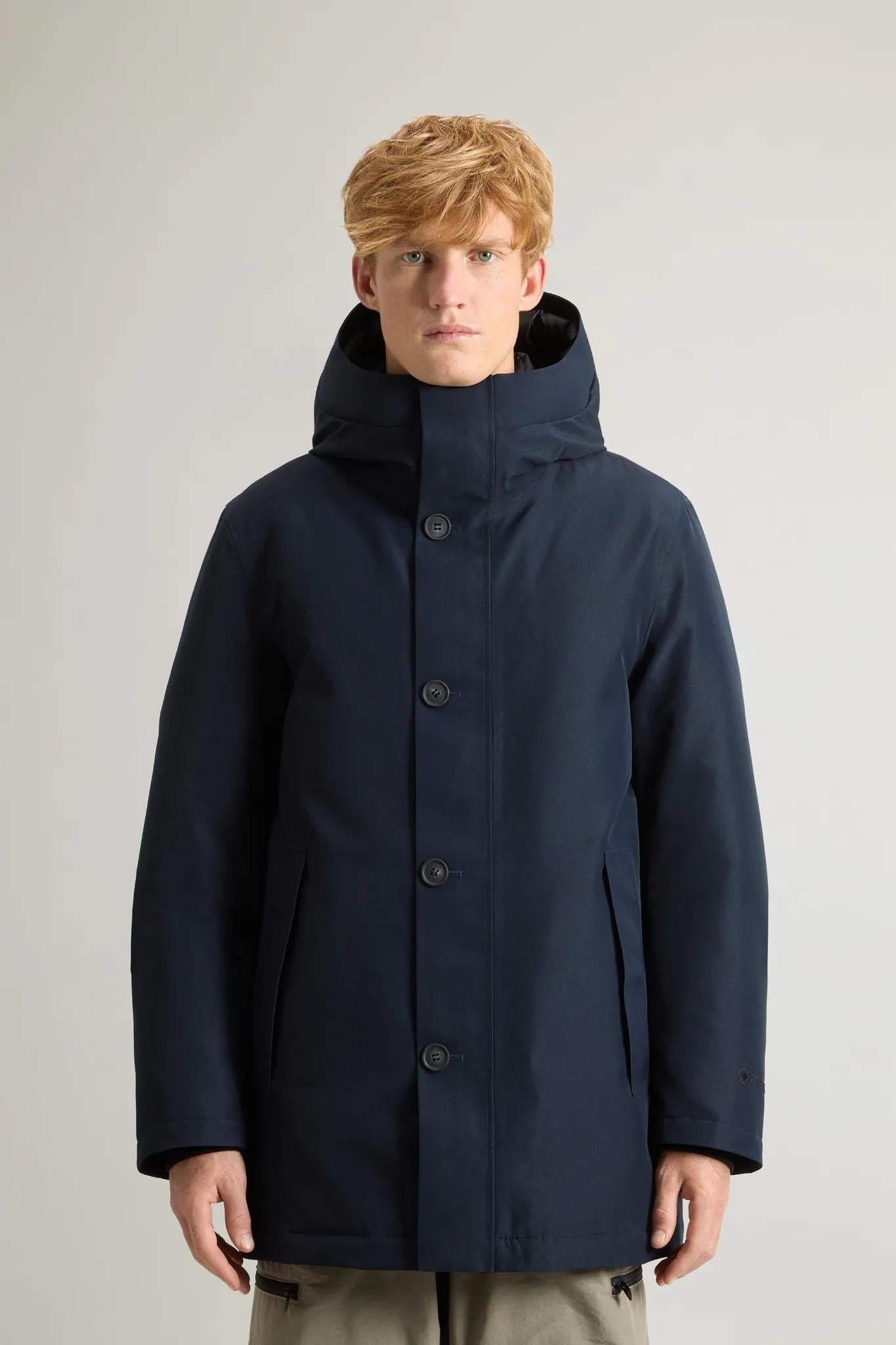 Parka Woolrich technique en GORE-TEX - Marine-MANTEAU HOMME-Curling-Paris