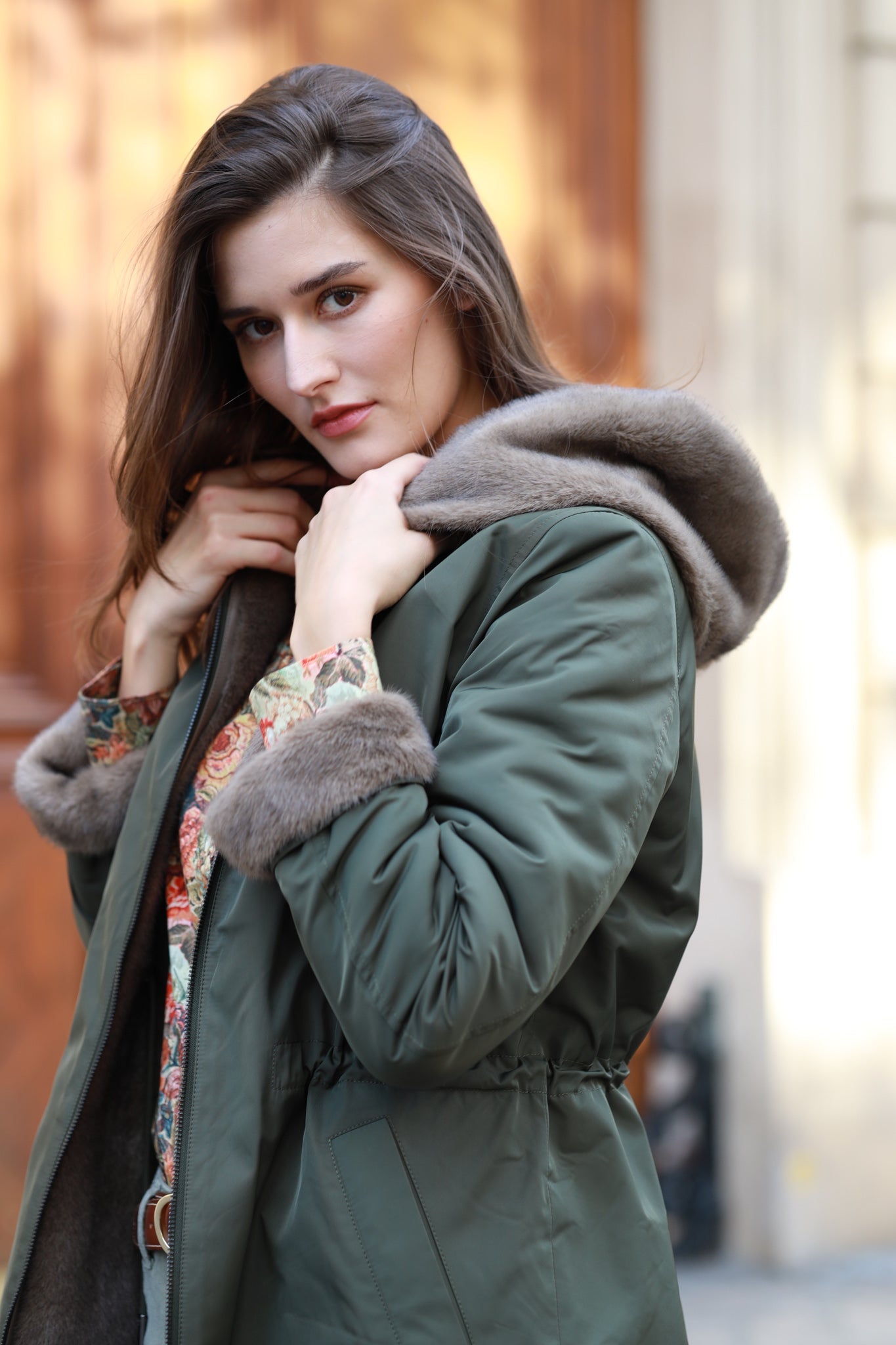 Parka discount reversible femme