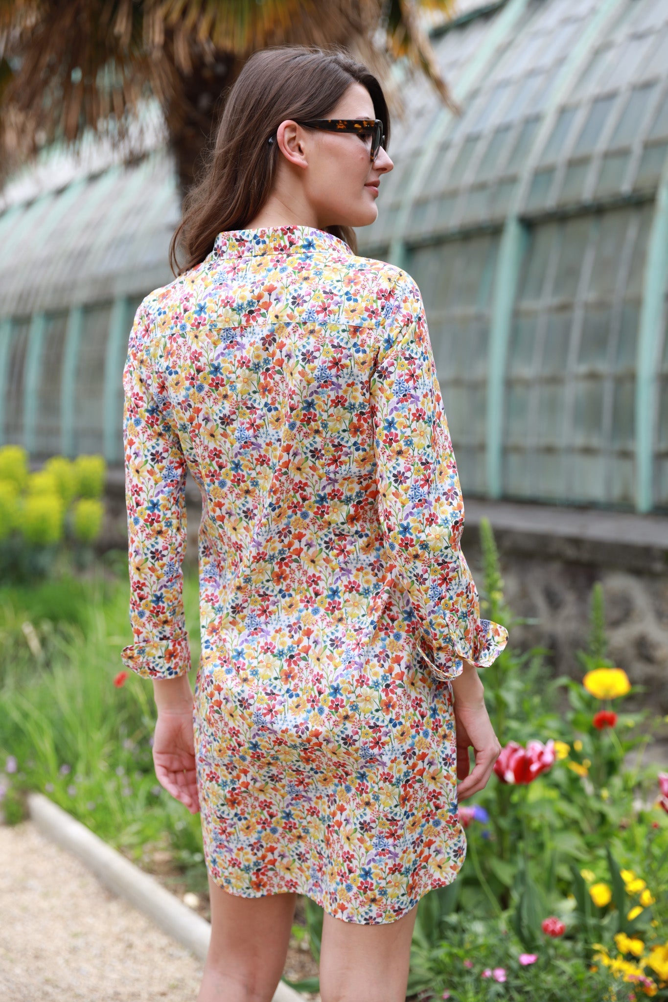 Liberty of London Rania Cotton Shirt Dress Multi