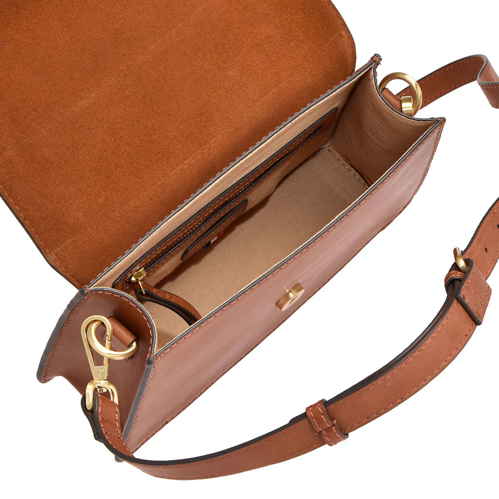 Sac Sévres embossé léopard - Cognac-SAC FEMME-Curling-Paris