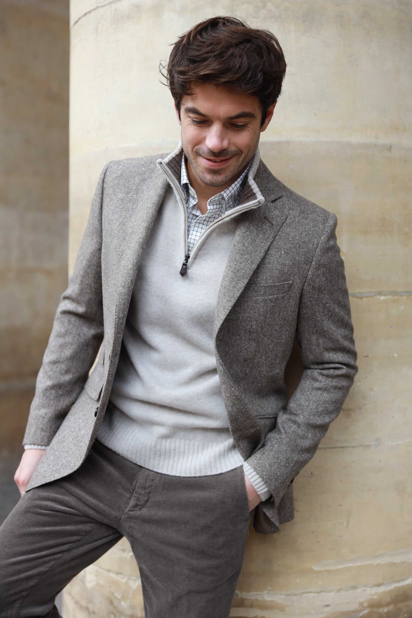 Veste de tweed discount homme