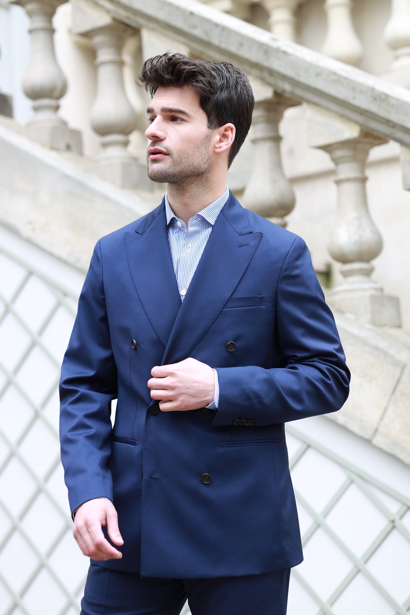 Veste costume croisé homme new arrivals