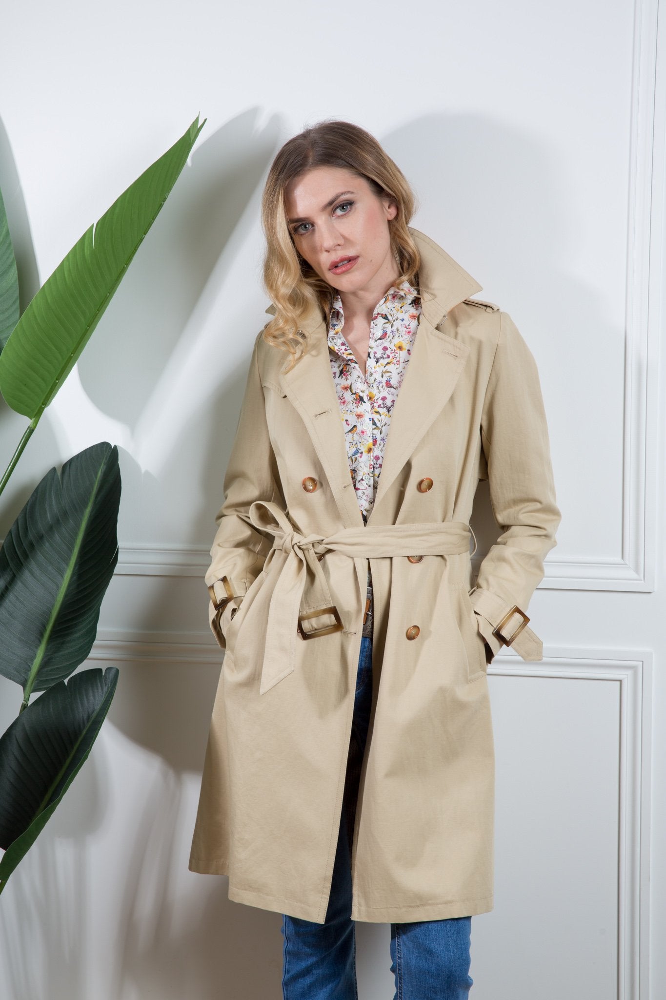 Imperméable discount femme beige